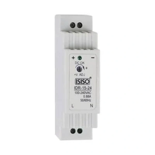 IHDR-15-05 - 15W 5VDC 3A Raya Montajlı Güç Kaynağı