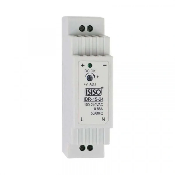 IHDR-15-12 - 15W 12VDC 1.3A Raya Montajlı Güç Kaynağı