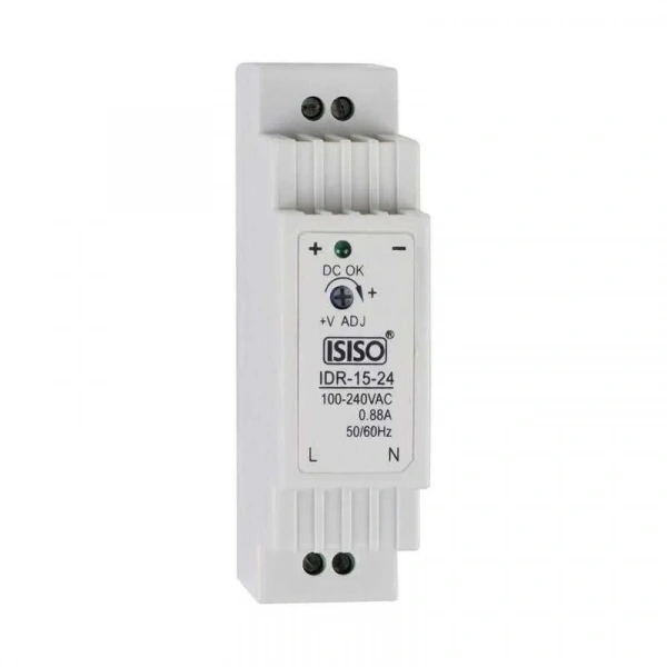 IHDR-15-24 - 15W 24VDC 0.7A Raya Montajlı Güç Kaynağı