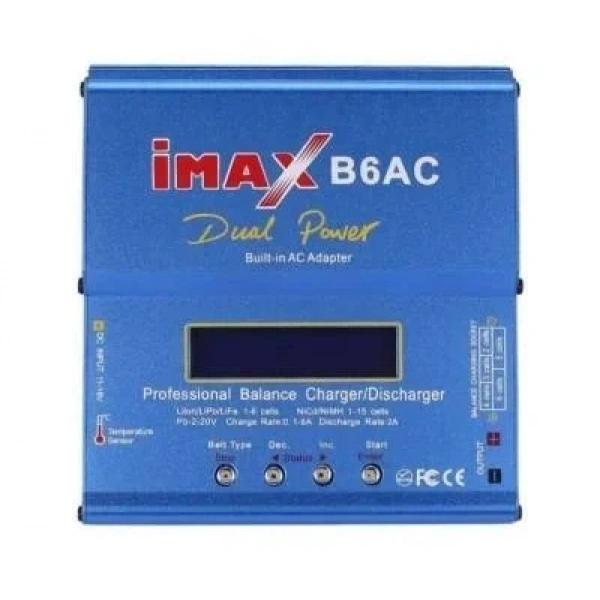iMAX B6AC Dahili Adaptörlü LiXX. NiXX. Pb Şarj Aleti (80W)