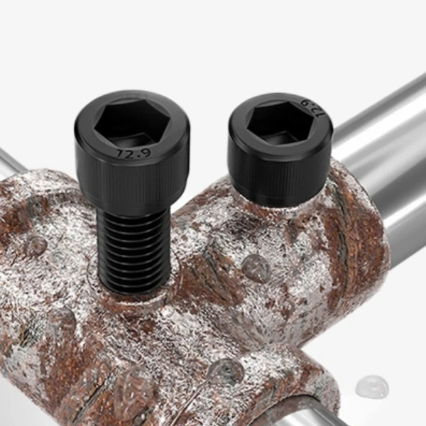 İmbus M4x12mm Cıvata Siyah (Alyan Başlı) DIN912
