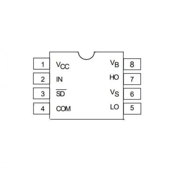 IR2104 SOIC-8 Smd Mosfet Sürücü Entegresi