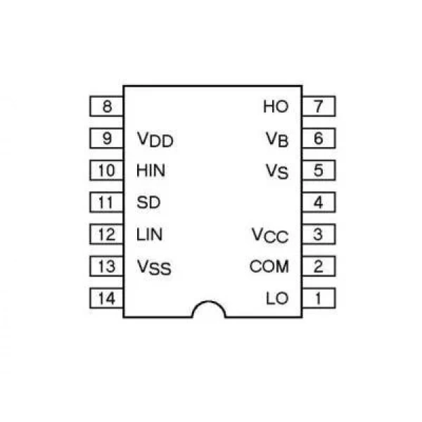 IR2110 DIP-14 Mosfet Sürücü Entegresi