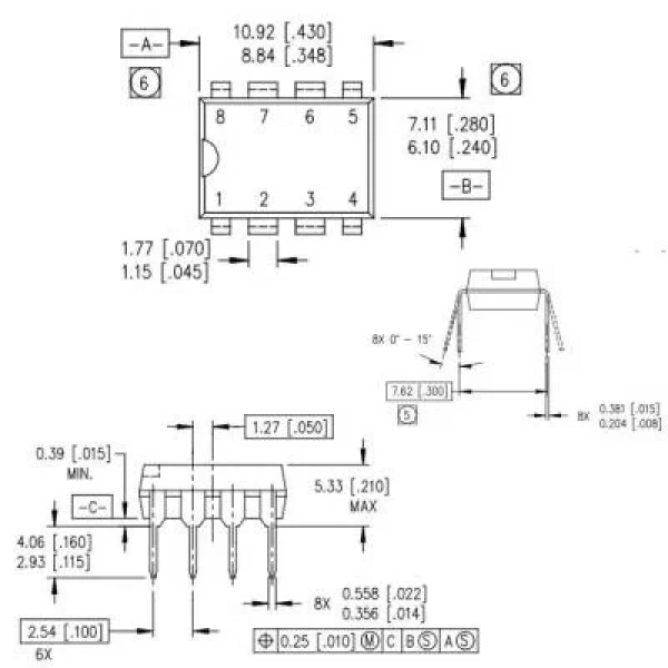 IR2118 DIP-8 Mosfet Sürücü Entegresi