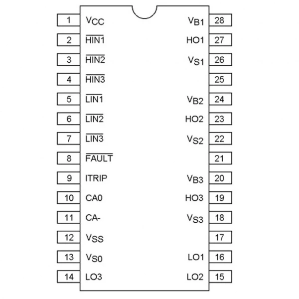 IR2130PBF Mosfet Sürücü Entegresi Dip-28