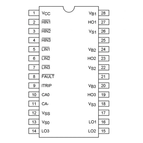 IR2132 3 Faz Mosfet Sürücü Entegresi Dip-28