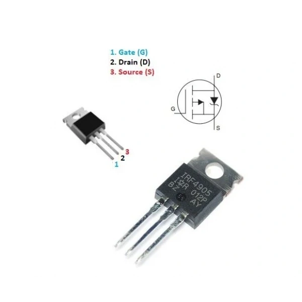 IRF4905 - 55V 74A P Kanal Mosfet - TO220
