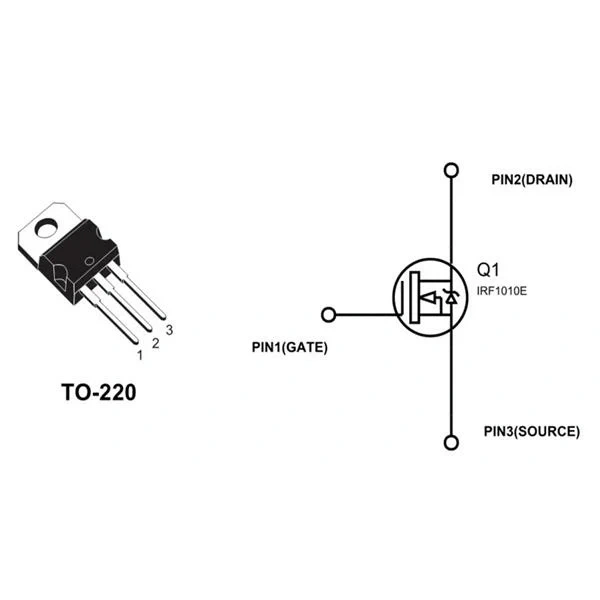 IRF730 - 400V 5.5A Mosfet - TO220