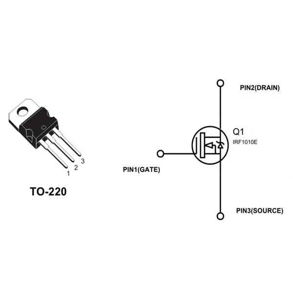 IRF830 - 500V 4.5A Mosfet - TO220