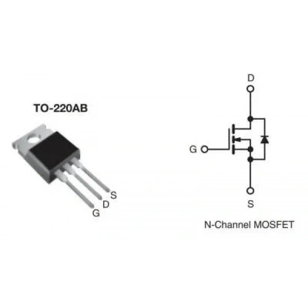 IRLZ44 TO-220 55V 49A Mosfet