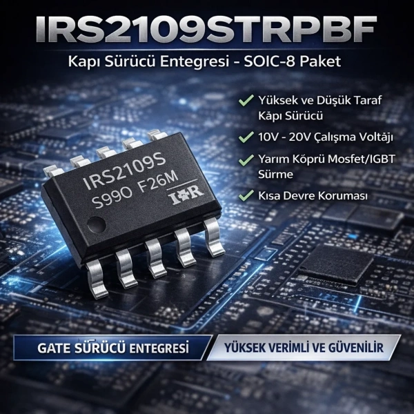IRS2109STRPBF Kapı Sürücü Entegresi Soic-8