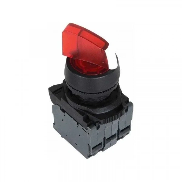 ISP-AK124M5 220V Kırmızı Led Işıklı Mandal Buton