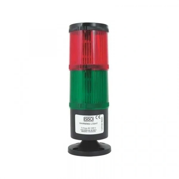 IT-LMB-T7-222 220V İki Katlı Işıklı Buzzer 120 dB