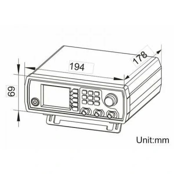 JDS6600 60MHz DDS Çift Kanal Sinyal Jeneratörü