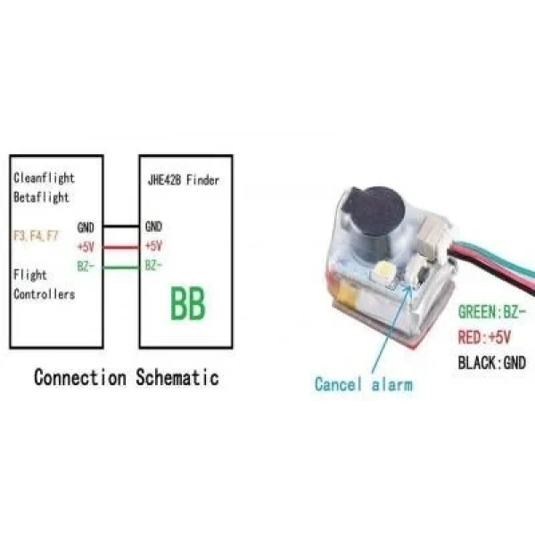 JHE42B-S Drone Finder - Lipo Pilli