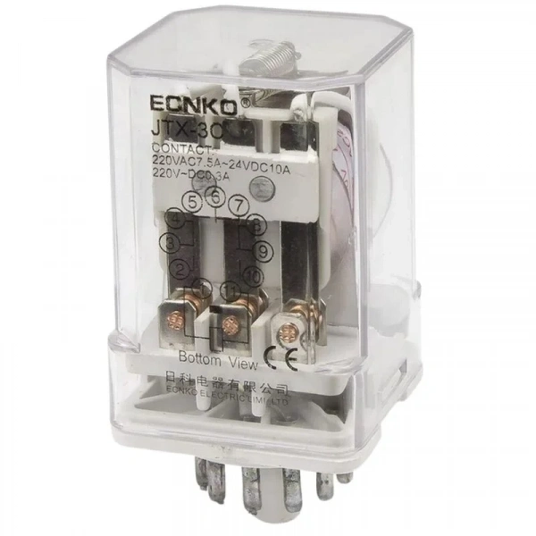 JTX-3C AC 380V 11 Pin 3NO + 3NC Elektromanyetik Röle