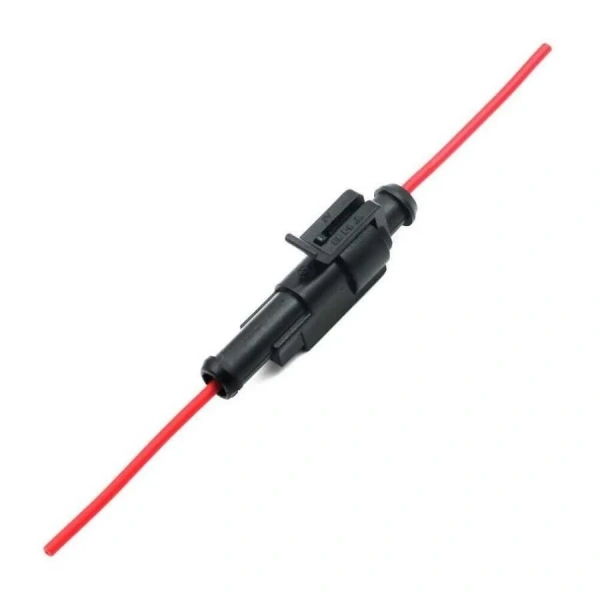Kablolu 1-Pin Su Geçirmez Konnektör Takımı