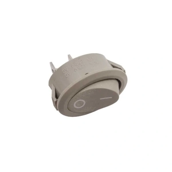 KCD1-3 Oval On/Off Anahtar 2 Pin Gri