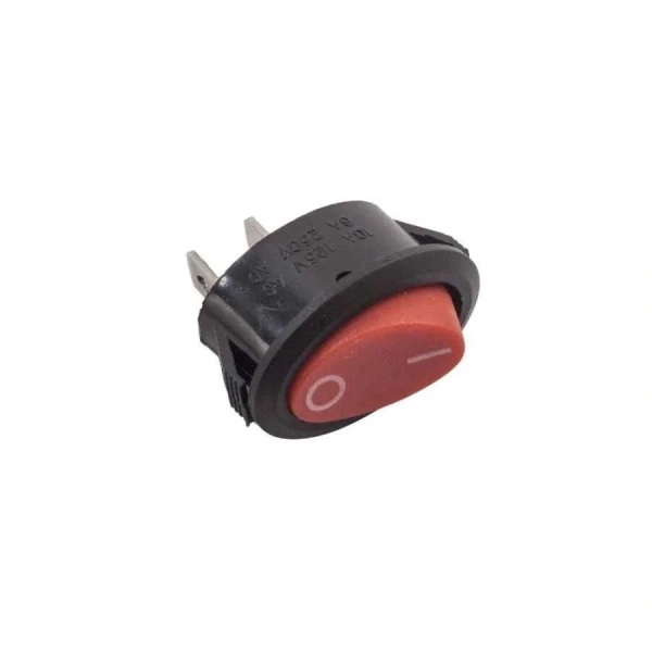 KCD1-3 Oval On/Off Anahtar 2 Pin Kırmızı