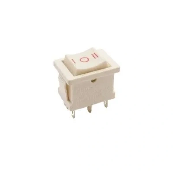 KCD1-5 ON-OFF-ON Anahtar 6-Pin - Beyaz