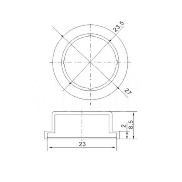 KCD1 Su Geçirmez Anahtar Kılıfı - 23mm