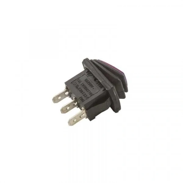 KCD1 Su Geçirmez Mor Işıklı ON-OFF Anahtar 3 Pin