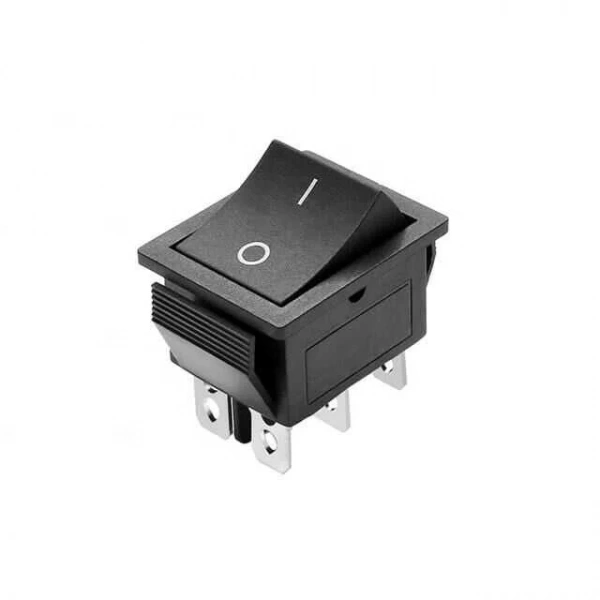 KCD4 Işıksız On/Off Anahtar - 6 Pin