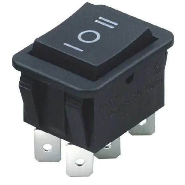 KCD4 ON-OFF-ON Anahtar 6-Pin
