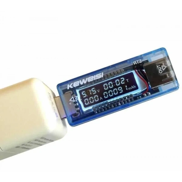 Keweısı Usb Akım ve Voltaj Ölçer V20