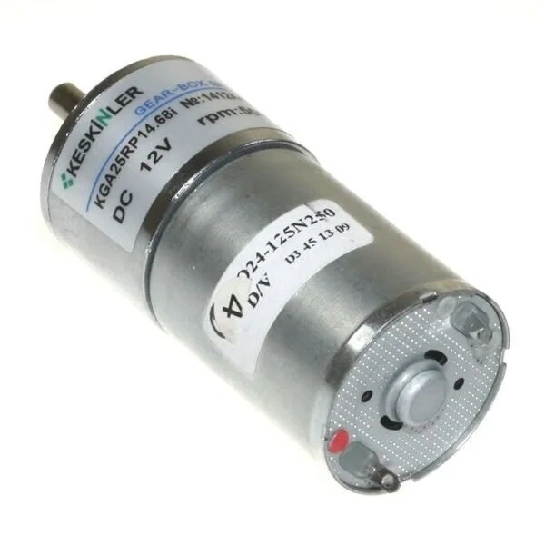KGA-25 24V 120Rpm Redüktörlü Dc Motor