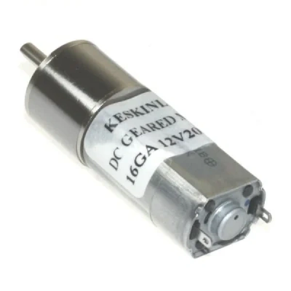 KGA16 12V 200Rpm 16mm Redüktörlü Dc Motor