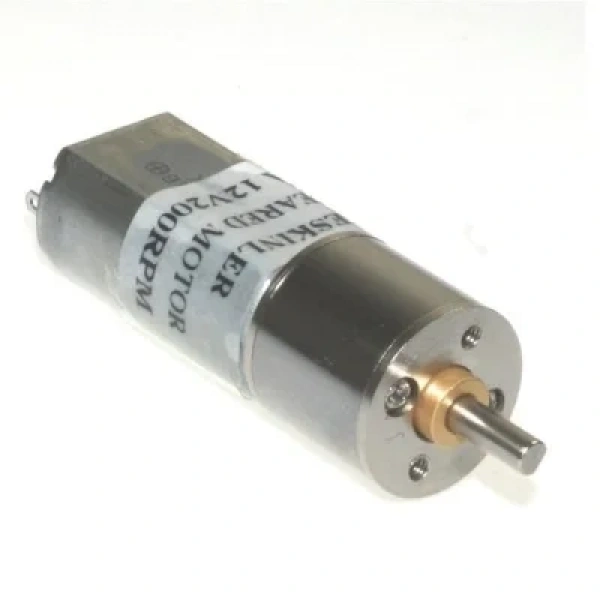 KGA16 12V 200Rpm 16mm Redüktörlü Dc Motor