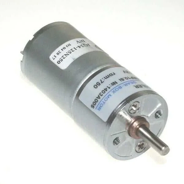 KGA25 12V 750Rpm 25mm Redüktörlü Dc Motor