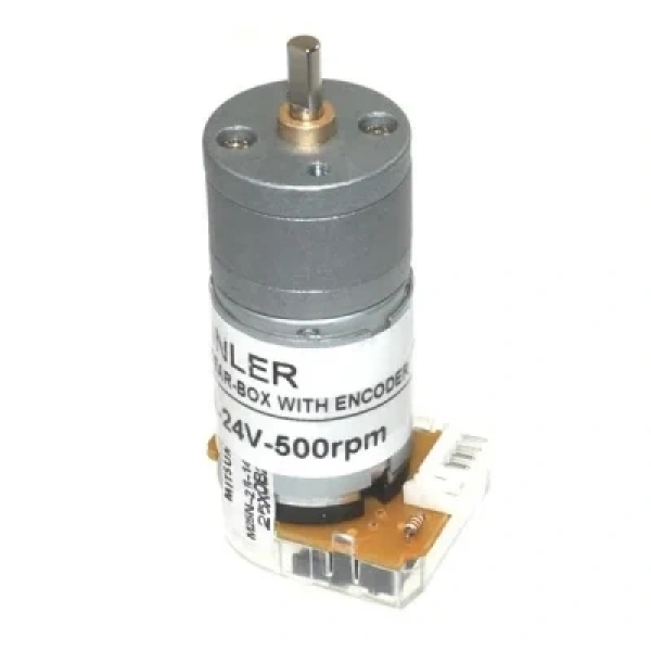 KGA25 24V 970Rpm 25mm Redüktörlü ve Encoderli Dc Motor