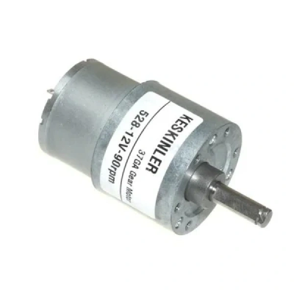KGA37 12V 90Rpm 37mm Redüktörlü Dc Motor