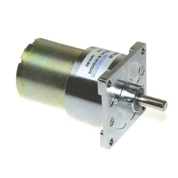 KGA42 12V 60Rpm 42mm Redüktörlü Flanşlı Kısa Dc Motor