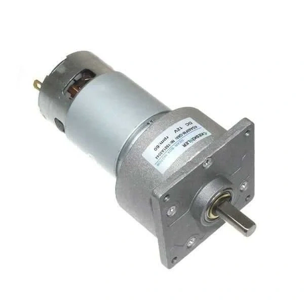 KGA60 12V 60Rpm 60mm Redüktörlü Flanşlı Dc Motor