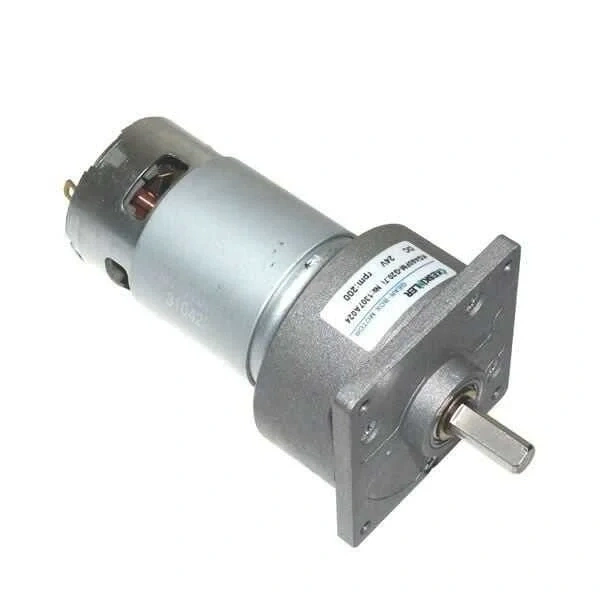 KGA60 24V 200Rpm 60mm Redüktörlü Flanşlı Dc Motor