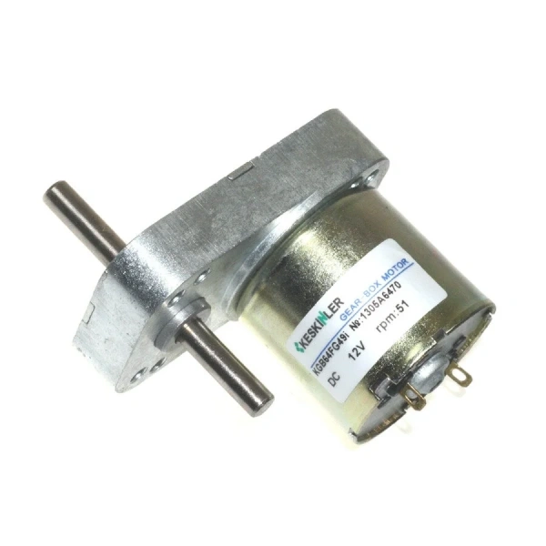 KGB-64 12V 51Rpm Redüktörlü DC Motor
