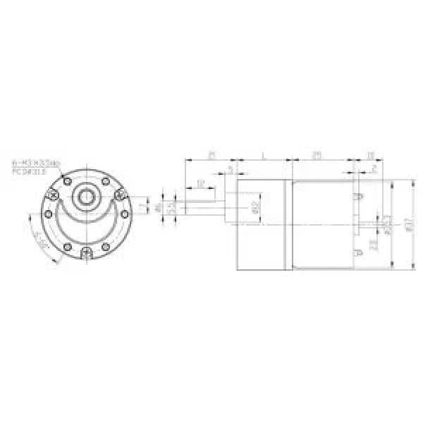 KGB37 24V 66Rpm 37mm Redüktörlü Eksantrik Dc Motor