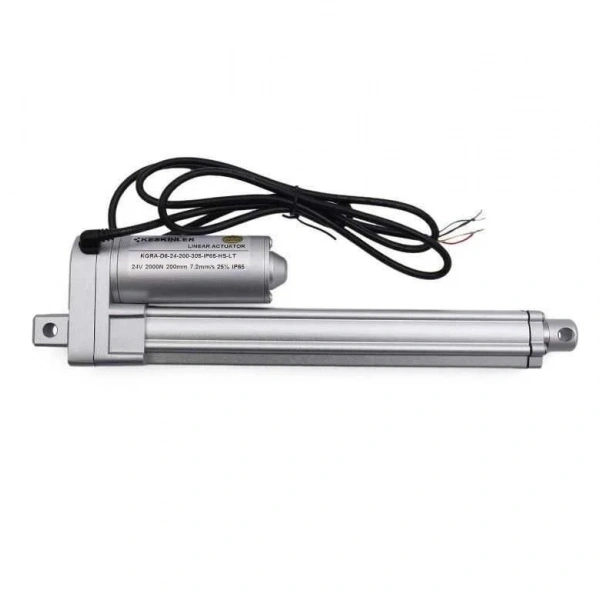 KGRA 24V 200MM 2000N IP65 Hall Sensörlü Lineer Motor