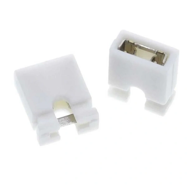 Kısa Devre Jumper 2.54mm Beyaz 2 Pin