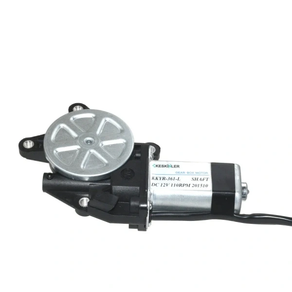 KKYR-L 12V DC 110 RPM Şaftlı Sol Cam Kaldırma Motoru