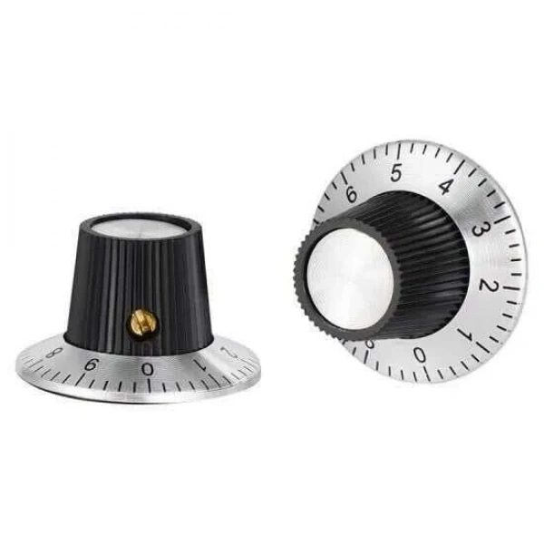 KN-C2 6.4mm Potansiyometre Başlığı - 29x18mm
