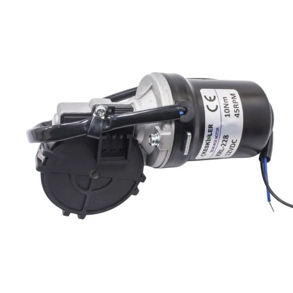 KRL-228 12V DC 10Nm 45 RPM Cam Silecek Motoru
