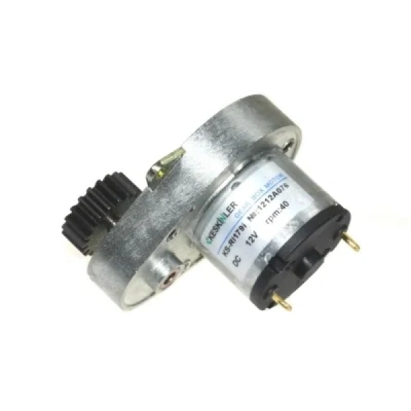 KSR 12V 40Rpm Redüktörlü (Küçük Dişli Bağlı) DC Motor