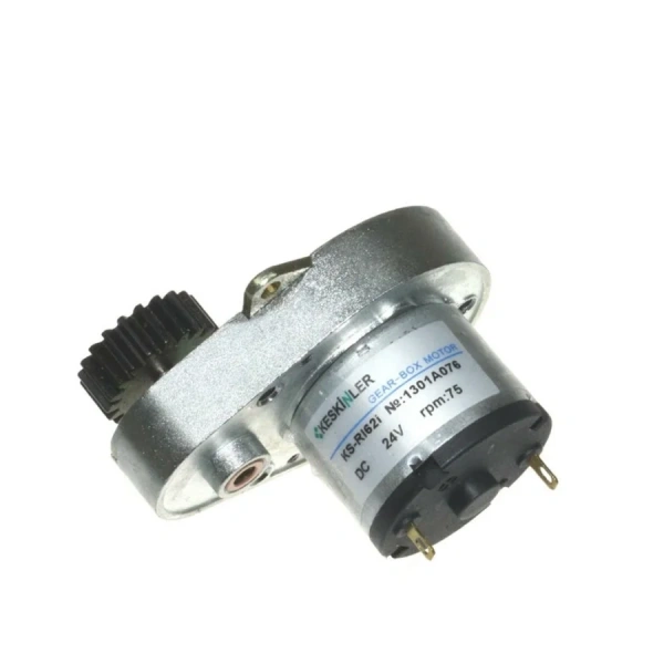 KSR 24V 75Rpm Redüktörlü ( Küçük Dişli Bağlı) DC Motor