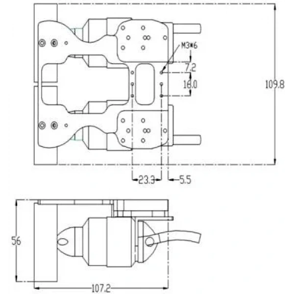 KYO-4T-DUAL Sürücülü Metal Pervaneli Sualtı Fırçasız Motor Çifti