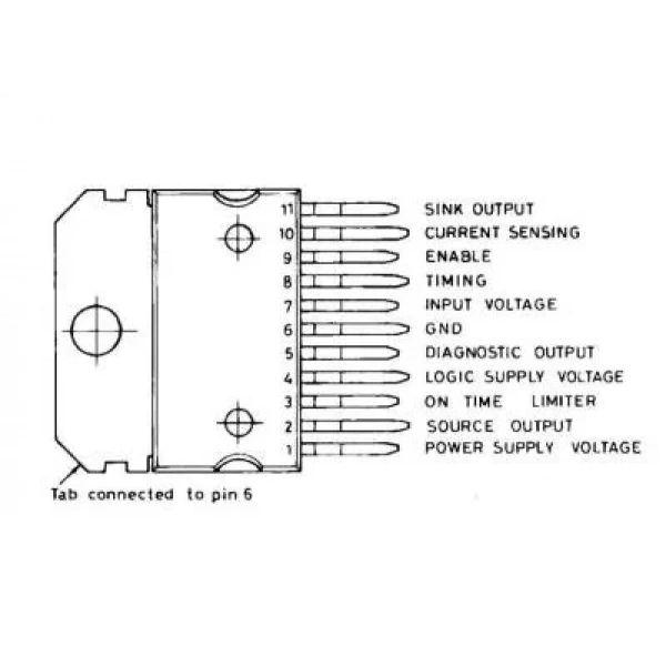 L294 Switch Mod Solenoid Sürücü Entegresi
