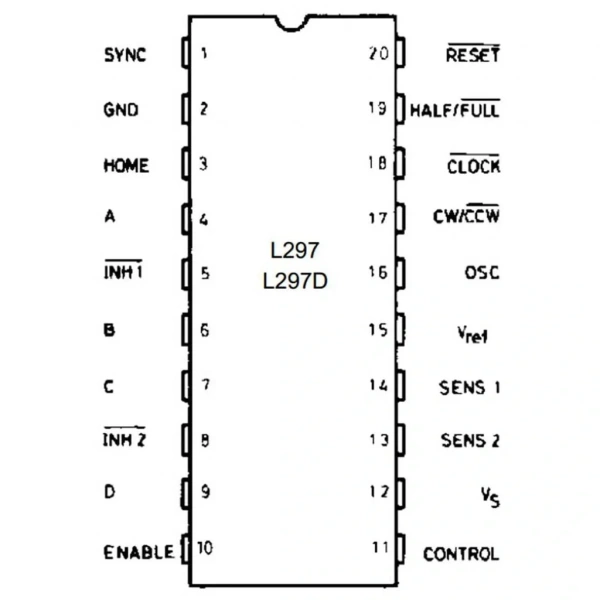 L297D Smd Motor Sürücü Entegresi Soic-20